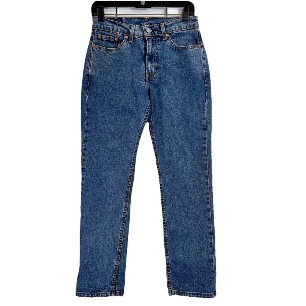 Levis 514 Jeans Mens 29x30 Blue Straight Denim Medium Wash Workwear